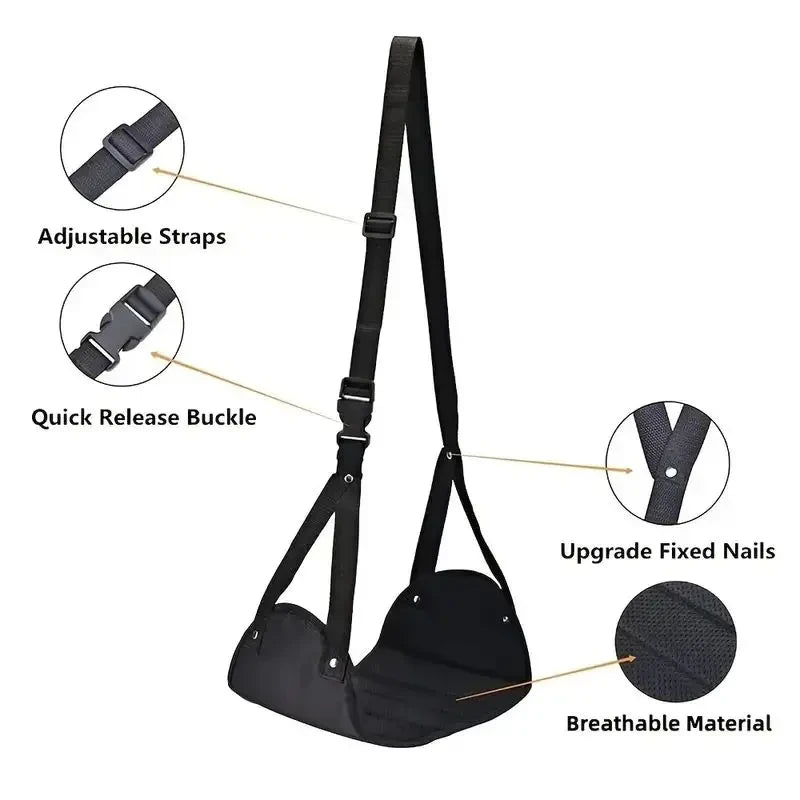 Adjustable Airplane Footrest