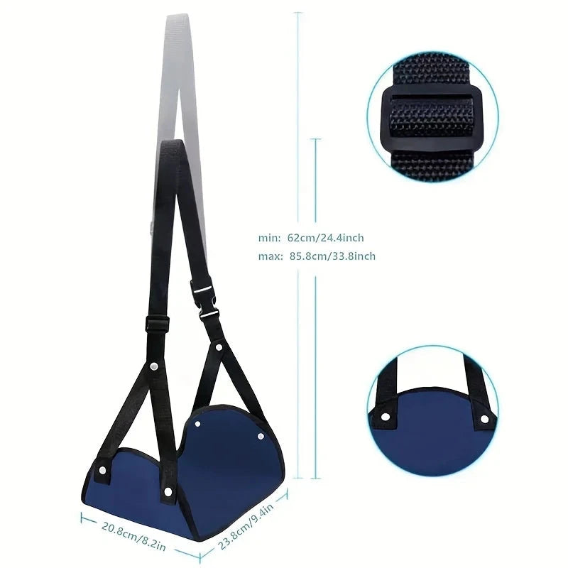 Adjustable Airplane Footrest
