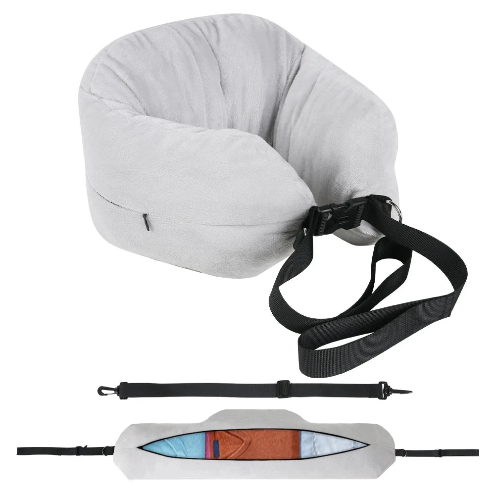 Fillable Travel Neck Pillow