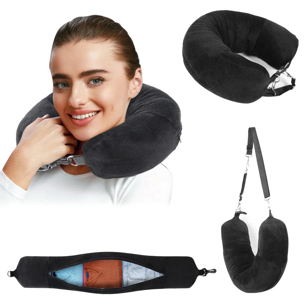 Fillable Travel Neck Pillow