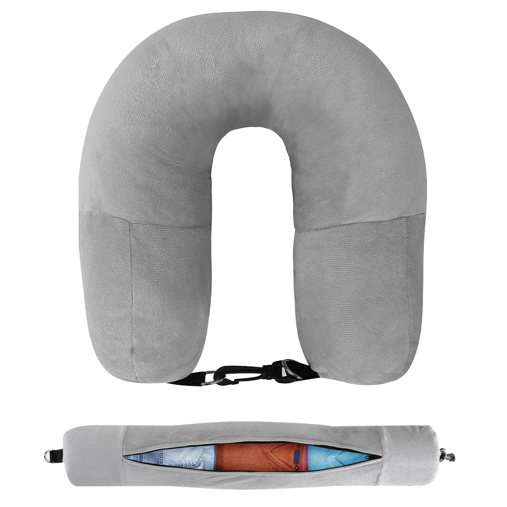 Fillable Travel Neck Pillow