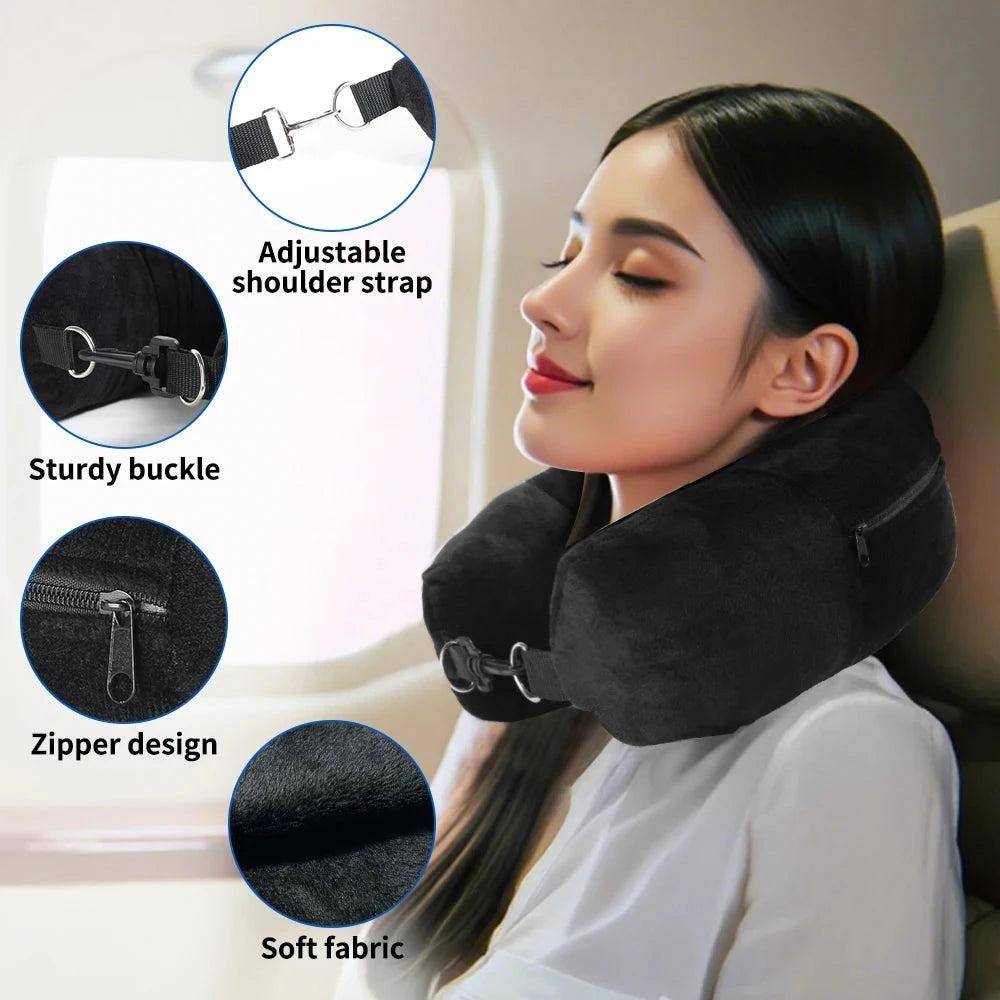 Fillable Travel Neck Pillow