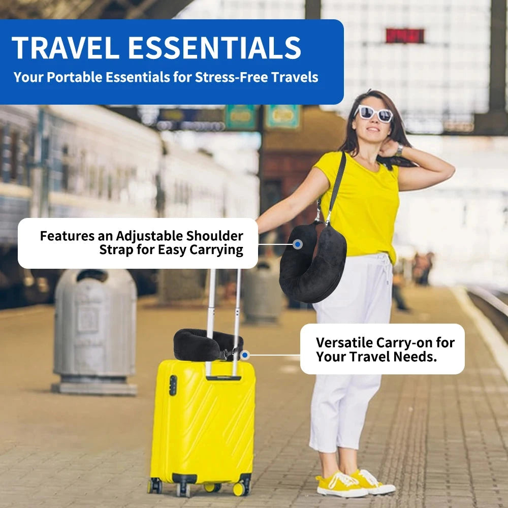 Fillable Travel Neck Pillow