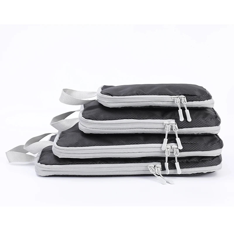 Compressible 4-Piece Travel Bags