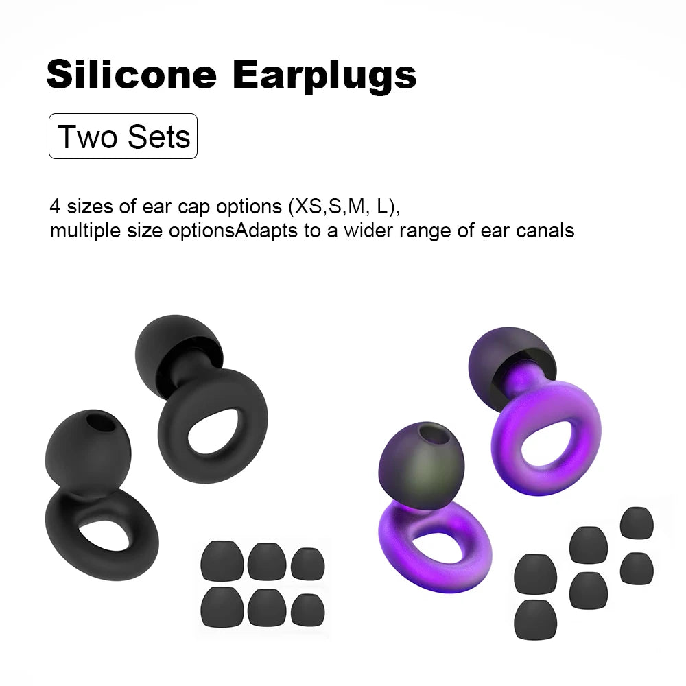 Noise Reduction Silicone Earplugs
