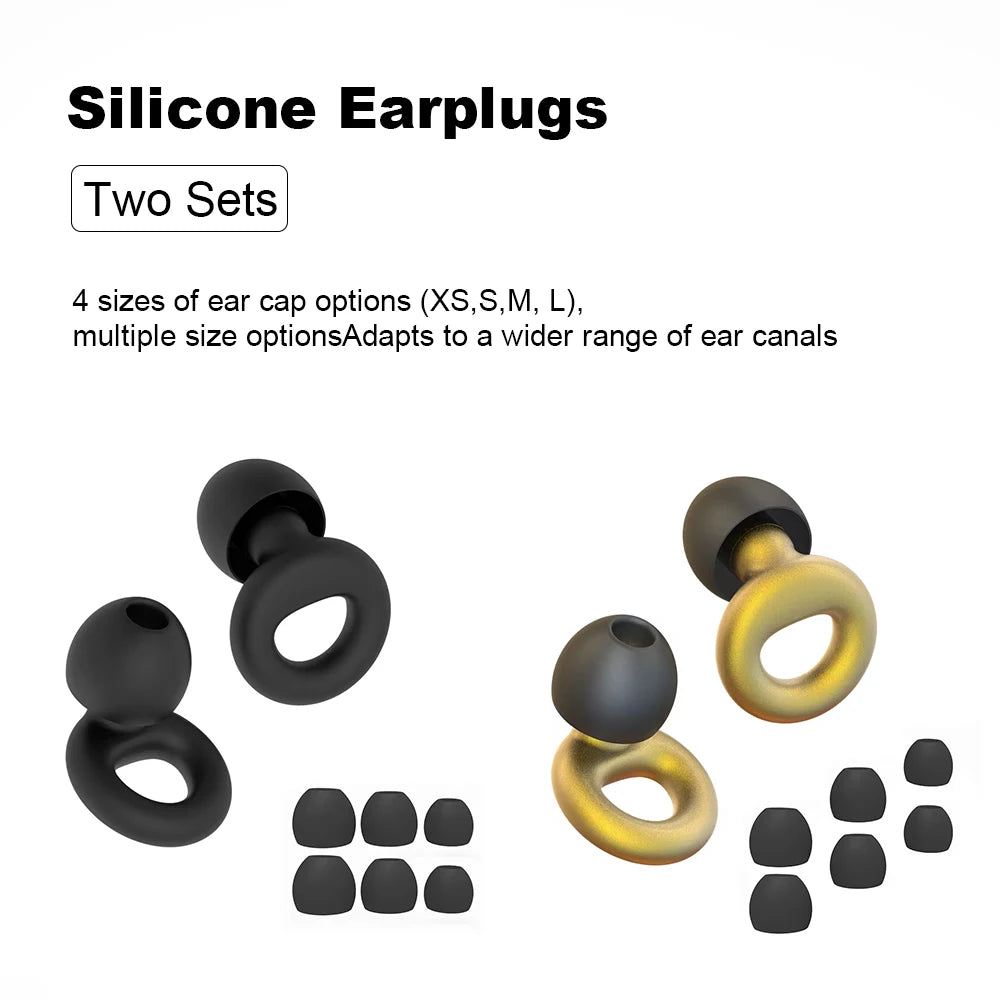 Noise Reduction Silicone Earplugs