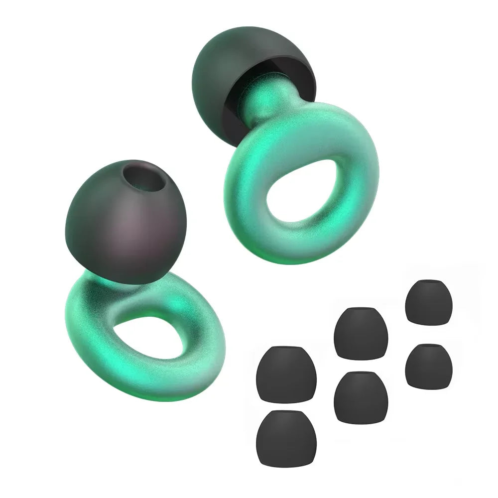 Noise Reduction Silicone Earplugs