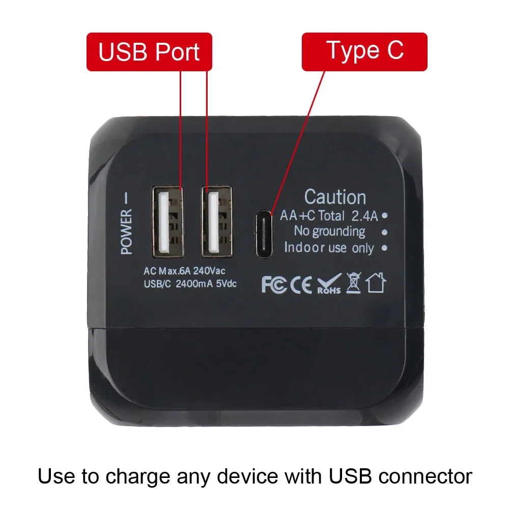 All-in-One Universal Travel Adapter