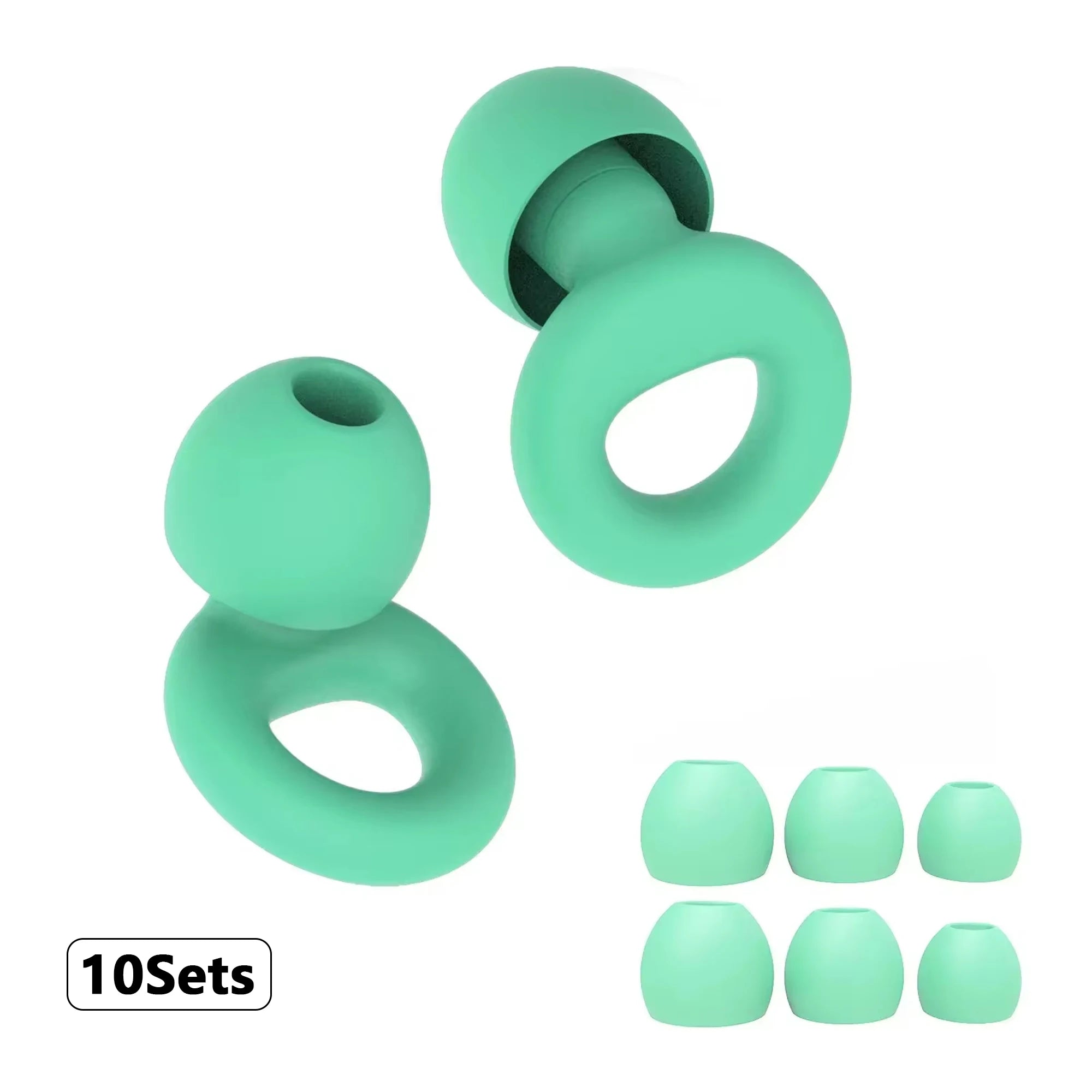 Noise Reduction Silicone Earplugs