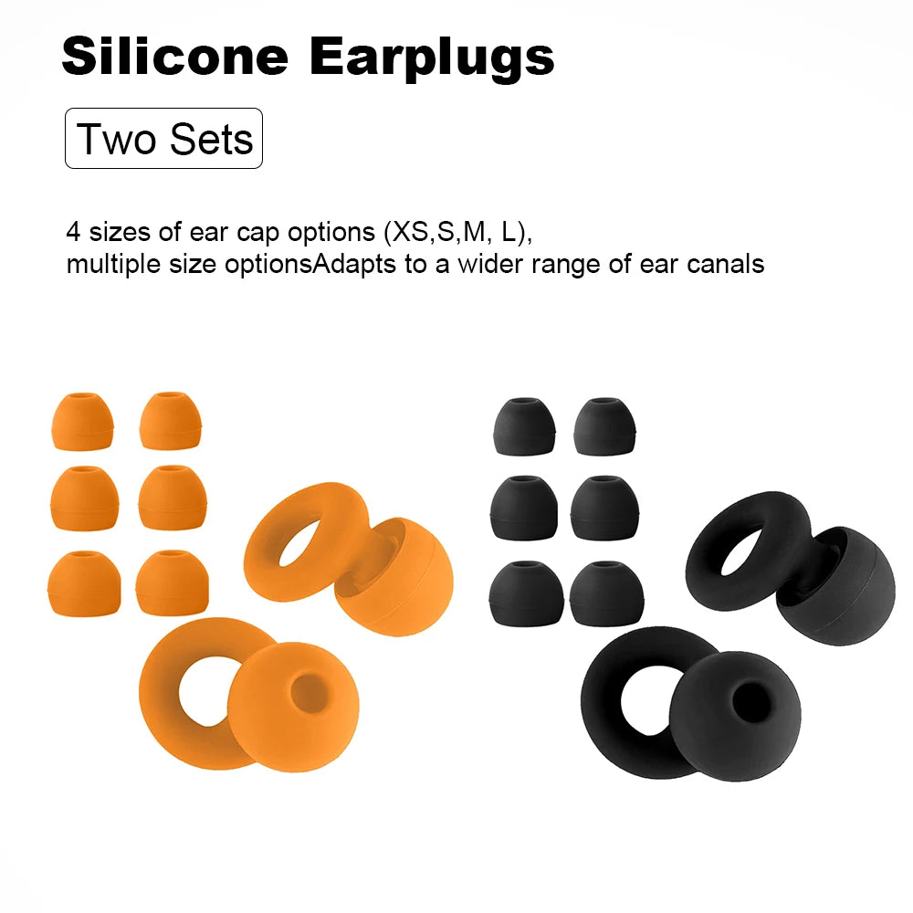 Noise Reduction Silicone Earplugs