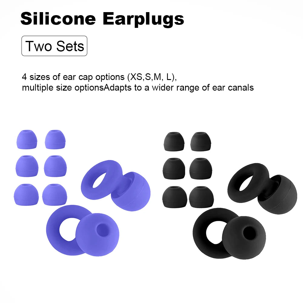 Noise Reduction Silicone Earplugs