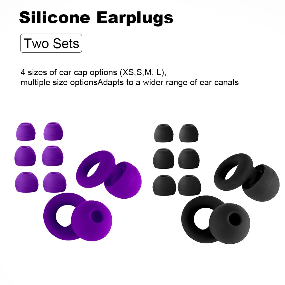 Noise Reduction Silicone Earplugs