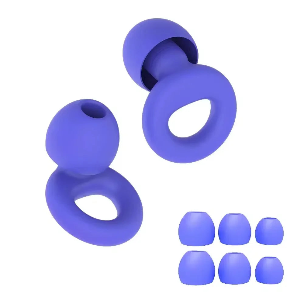 Noise Reduction Silicone Earplugs