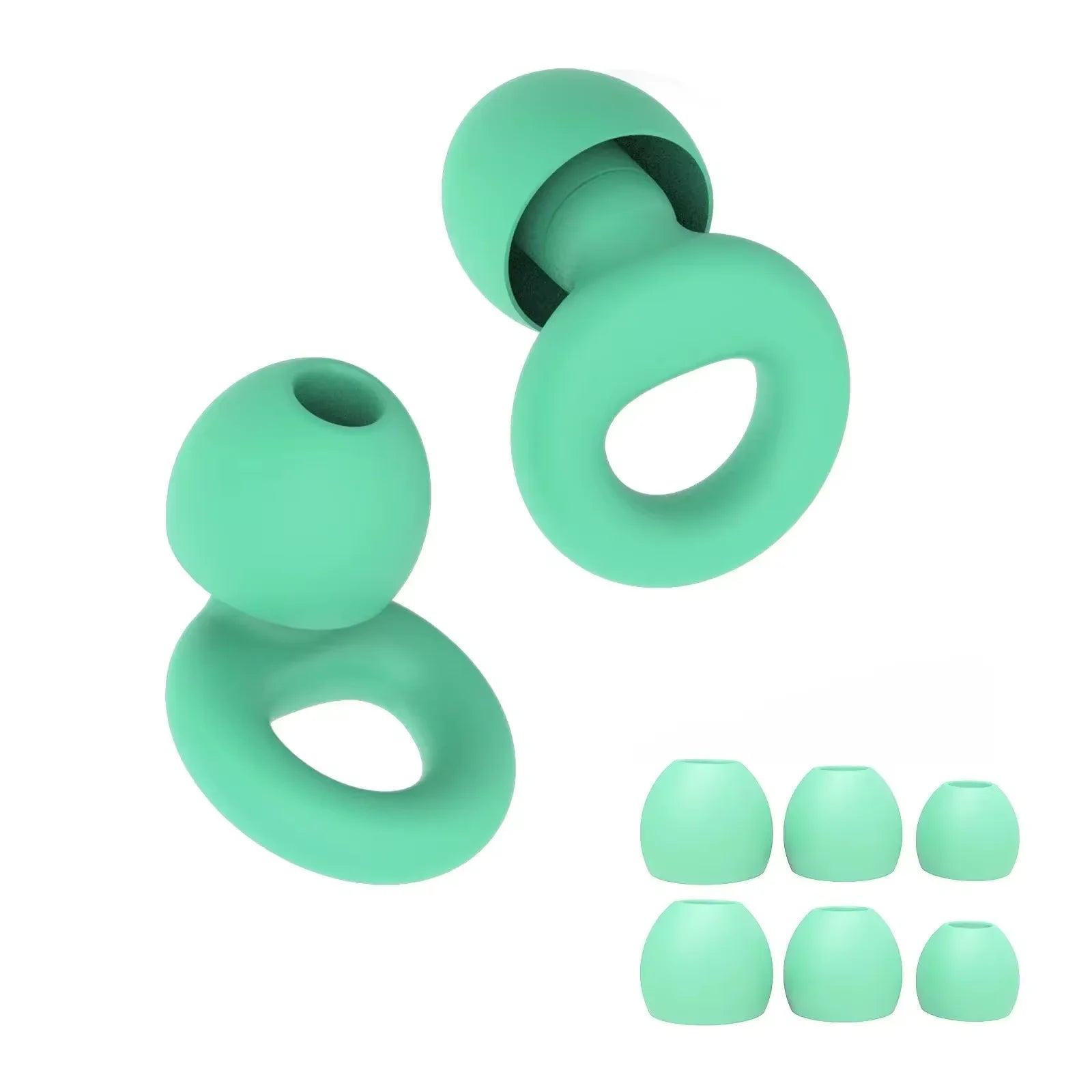 Noise Reduction Silicone Earplugs