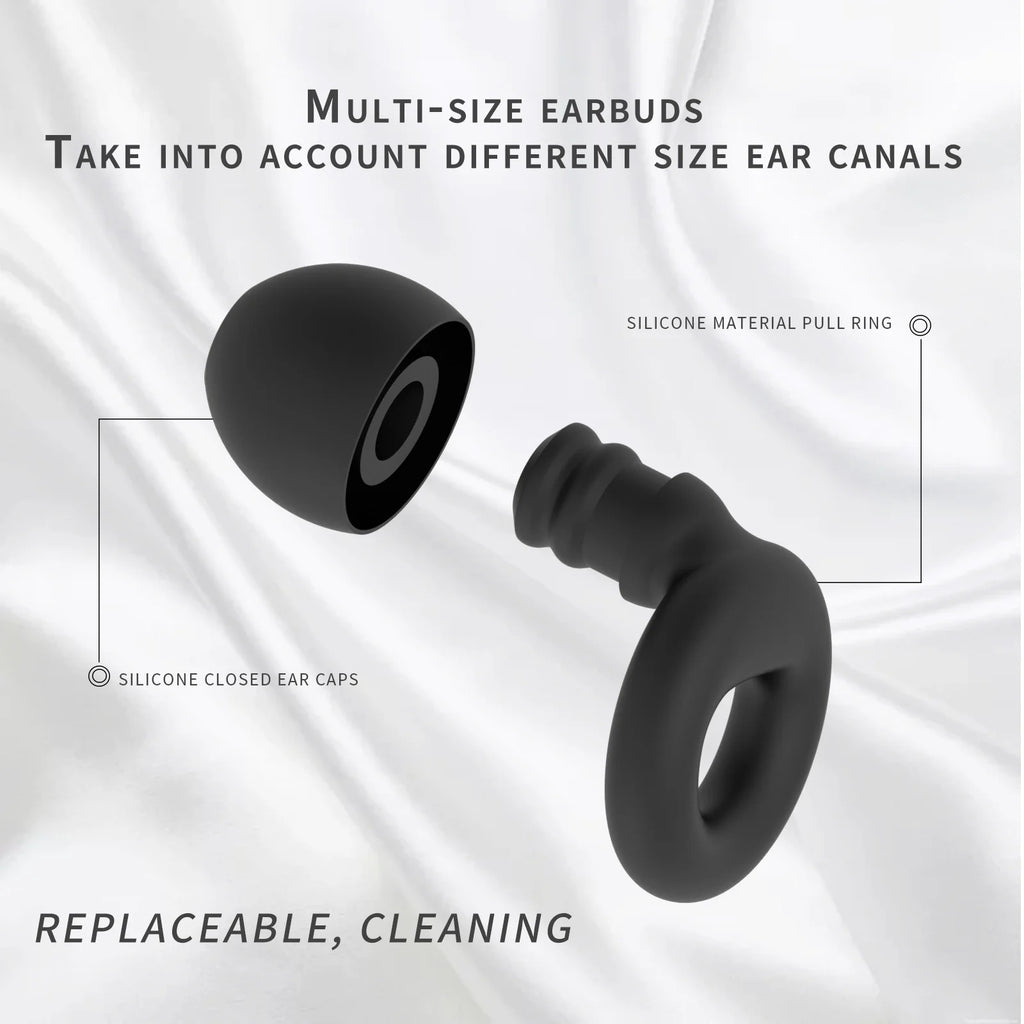 Noise Reduction Silicone Earplugs