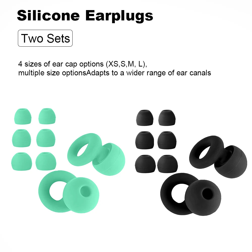 Noise Reduction Silicone Earplugs