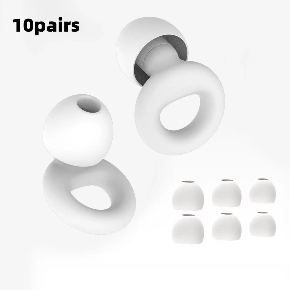 Noise Reduction Silicone Earplugs