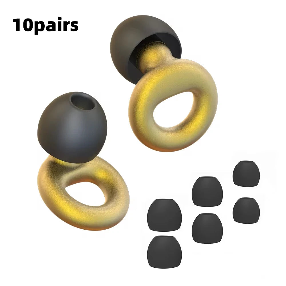 Noise Reduction Silicone Earplugs