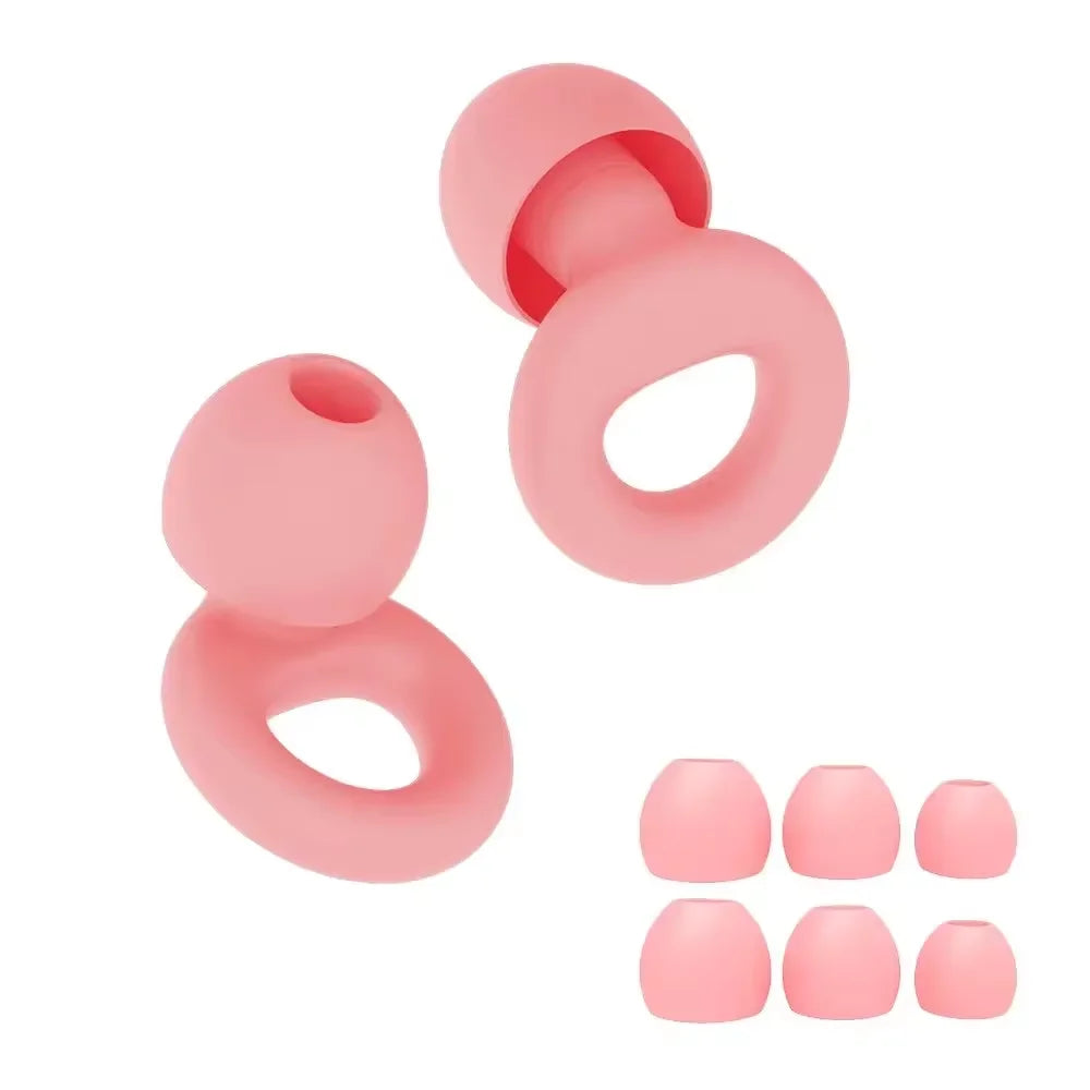 Noise Reduction Silicone Earplugs